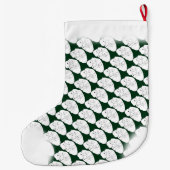 ベアクリスマスストッキングカスタムポーラベアストッキング ラージクリスマスストッキング (裏面)