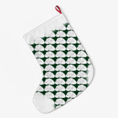 ベアクリスマスストッキングカスタムポーラベアストッキング ラージクリスマスストッキング (裏面 (吊り時))