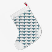 ベアクリスマスストッキングカスタムポーラベアストッキング ラージクリスマスストッキング (裏面 (吊り時))