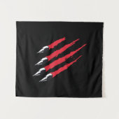 ベアクロー タペストリー (正面(横))