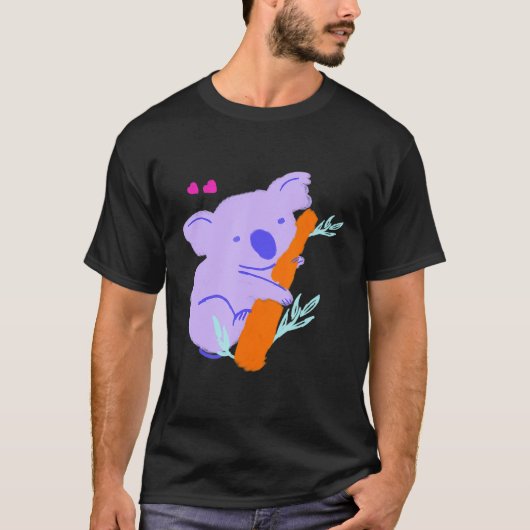 ベアコアラスラブアイコニックなオーストラリアの動物 Tシャツ (正面)