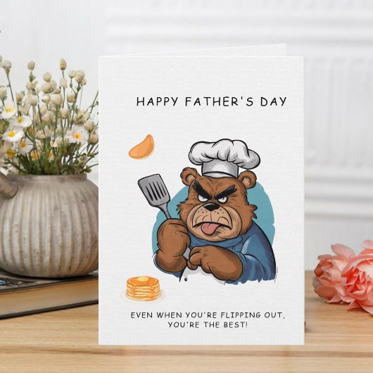 ベアシェフお父さんのデイカード 招待状