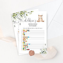 ベアシャワー子供の本絵文字ゲーム