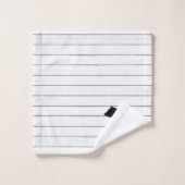 ベアシープラップ柄バスタオルセット バスタオルセット (ウォッシュタオル)