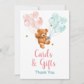 ベアジェンダーがバロオンカードとギフトを明らかにする サンキューカード (正面)