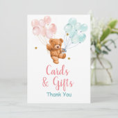 ベアジェンダーがバロオンカードとギフトを明らかにする サンキューカード (スタンド正面)