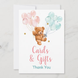 ベアジェンダーがバロオンカードとギフトを明らかにする サンキューカード