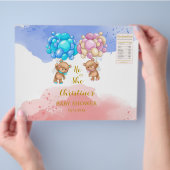 ベアジェンダーリビールチップバッグラベル チラシ (手)