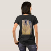 ベアジャケット女性の部族アートギフトベアジャケット Tシャツ (裏面フル)