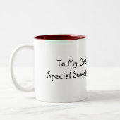 ベアスイートアーツカスタマイズ可能なコーヒー/ティーマグカップ ツートーンマグカップ (左)