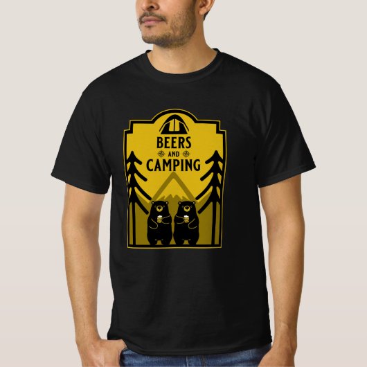 ベアズとビールカナダ Tシャツ (正面)