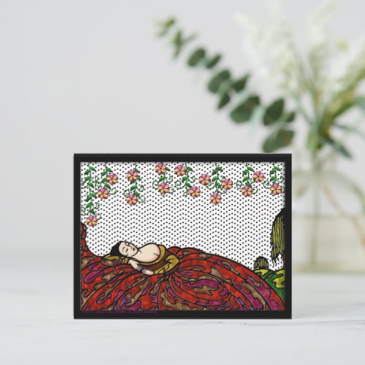 ベアズリインスパイアースリーププリンセス ポストカード (スタンド正面)