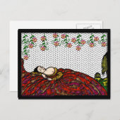 ベアズリインスパイアースリーププリンセス ポストカード (正面/裏面)