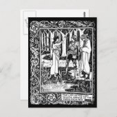 ベアズリーエクスカリブールポストカード ポストカード (正面/裏面)