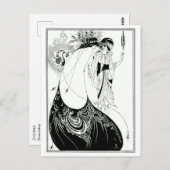 ベアズリーピーコックスカートヴィンテージ ポストカード (正面/裏面)