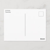 ベアズリーピーコックスカートヴィンテージ ポストカード (裏面)