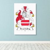 ベアズリー家紋 キャンバスプリント (インサイチュ (ウッドフロア))