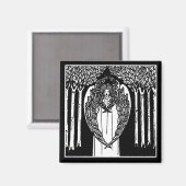 ベアズリー新しいエンジェルマグネット マグネット (正面/裏面)