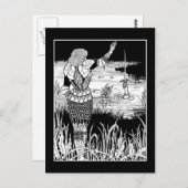 ベアズレーナイトエクスカリブールポストカード ポストカード (正面/裏面)