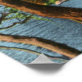 ベアズレーパークビューオブザストーンブリッジ ポスター (角)