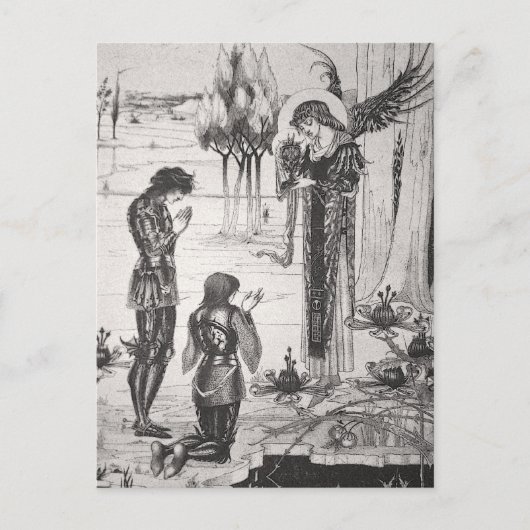 ベアズレーホーリーグレイルポストカード ポストカード (正面)