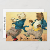 ベアズ踊り招待状 招待状 (正面/裏面)