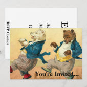 ベアズ踊り招待状 招待状 (正面/裏面)