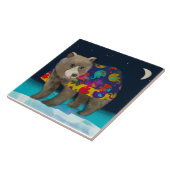 ベアセラミックタイル/五徳(6インチ角) タイル (側面)