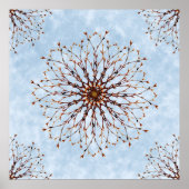 ベアツリー&スカイ抽象芸術ポスタープリント ポスター (正面)