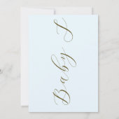 ベアテーマキッズ1st誕生日招待状 招待状 (裏面)