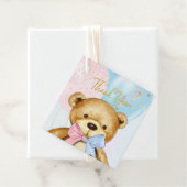 ベアテーマ性別リビールパーティー好意ギフトラベル フェイバータグ (インサイチュ)