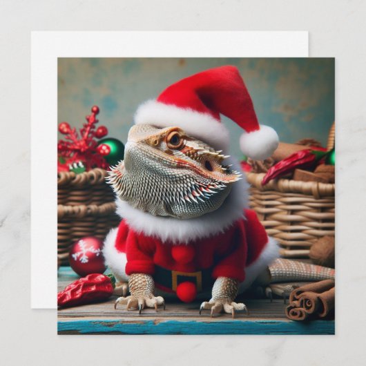 ベアディクリスマスカード シーズンカード (正面/裏面)