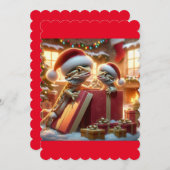 ベアディクリスマスカード シーズンカード (正面/裏面)