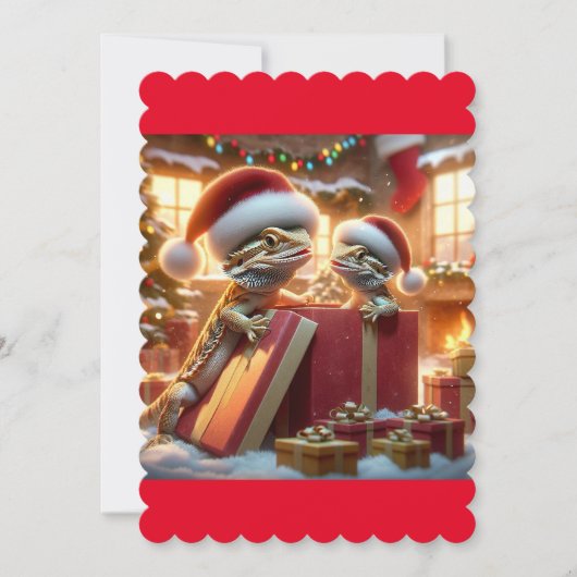 ベアディクリスマスカード シーズンカード (正面)