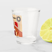 ベアディクロース – ベアデッドパーソナライズされたドラゴン ショットグラス (右)