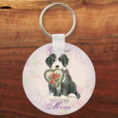 ベアディハートママ キーホルダー (正面)