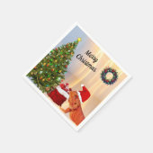 ベアディ – クロースひげドラゴン スタンダードカクテルナプキン (角)