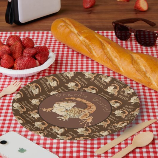 ベアディ・ベスティ！  ペーパープレート (ピクニック)