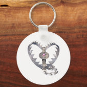 ベアトラップハート キーホルダー (正面)