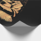 ベアトランプのポーカープレイヤートランプラッキーガンブラー ラッピングペーパー (角)