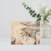 ベアトリクス・ポッターによるグロスター・テーラーズ・ラメント ポストカード (スタンド正面)