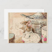 ベアトリクス・ポッターによるグロスター・テーラーズ・ラメント ポストカード (正面/裏面)