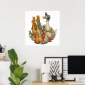 ベアトリクス・ポッターのピーター・ザ・ラビットと動物の友人 ポスター (ホームオフィス)