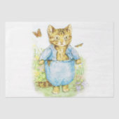 ベアトリクス・ポッターのブルースーツに登場したトム・キッテン 薄葉紙 (正面)