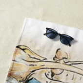 ベアトリクス・ポッターピーター・ラビットとベンジャミン・バニー ビーチタオル (インサイチュ)