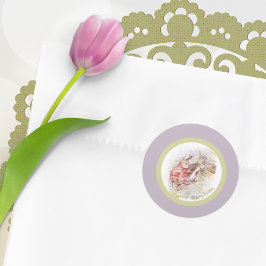 ベアトリクス・ポッターピーター・ラビットステッカー ラウンドシール