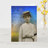 ベアトリス、フランス1916-Notecard カード (黄色い花)