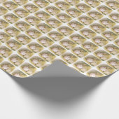 、ベアトリックスの陶工かわいい、ベビーシャワー、カスタム ラッピングペーパー (角)