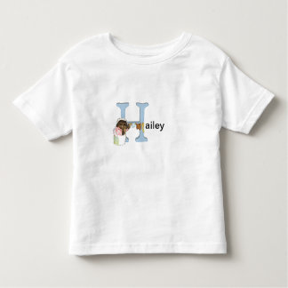 ベアトリックスの陶工の手紙Hの幼児及びベビーの一流のワイシャツ トドラーTシャツ