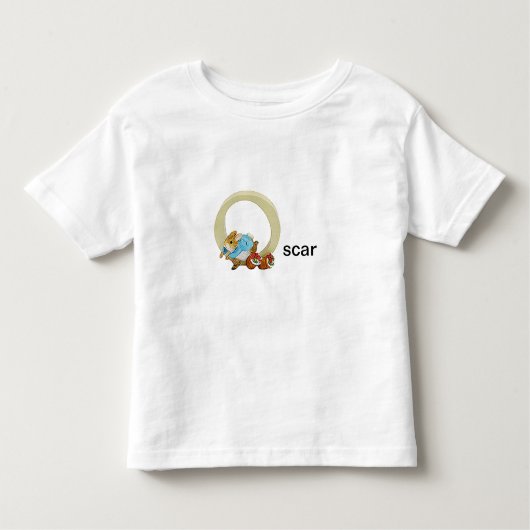 ベアトリックスの陶工の手紙Oの幼児かベビーの一流のワイシャツ トドラーTシャツ (正面)
